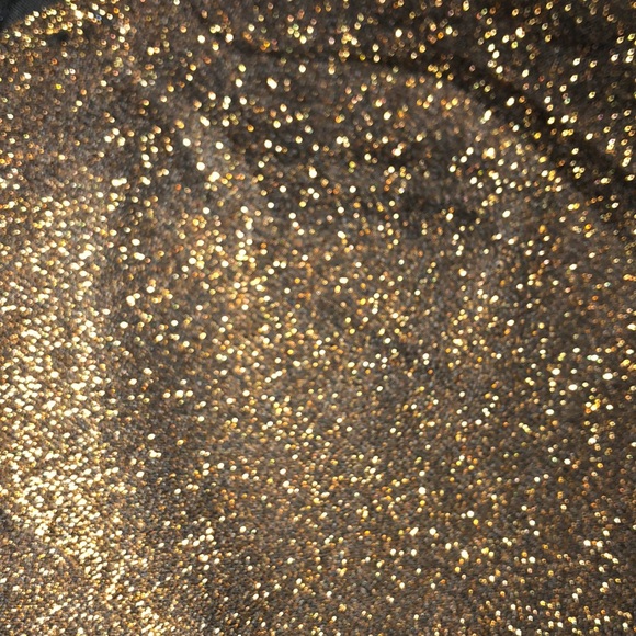 Glitter Gold Fashion Nova Top - Picture 3 of 4